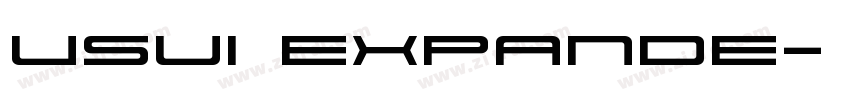 Usui Expande字体转换